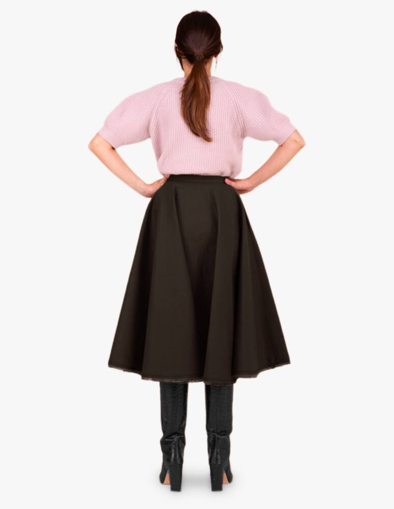 rinascente Crida Milano Portofino cotton midi skirt