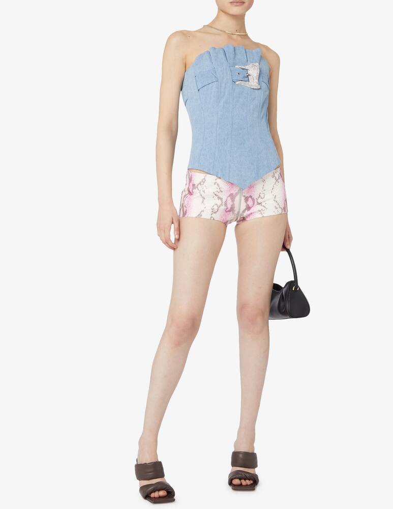 rinascente Poster Girl Corsetto in denim Calamity