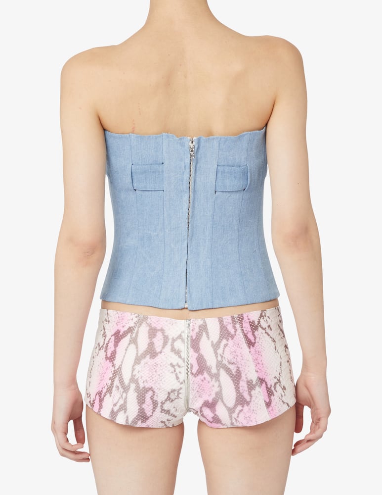 Poster Girl Corsetto in denim Calamity - immagine 3 Poster Girl Corsetto in denim Calamity - immagine 3