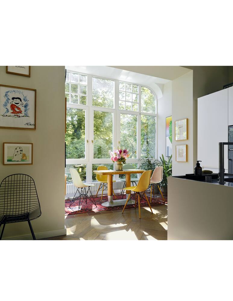 rinascente Vitra Eames Sedia DSW scocca bianca - Bianco