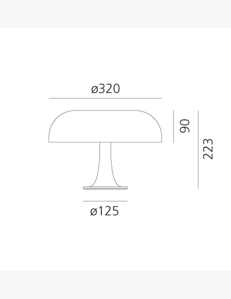 rinascente Artemide Nessino Special Edition Lampada Da tavolo