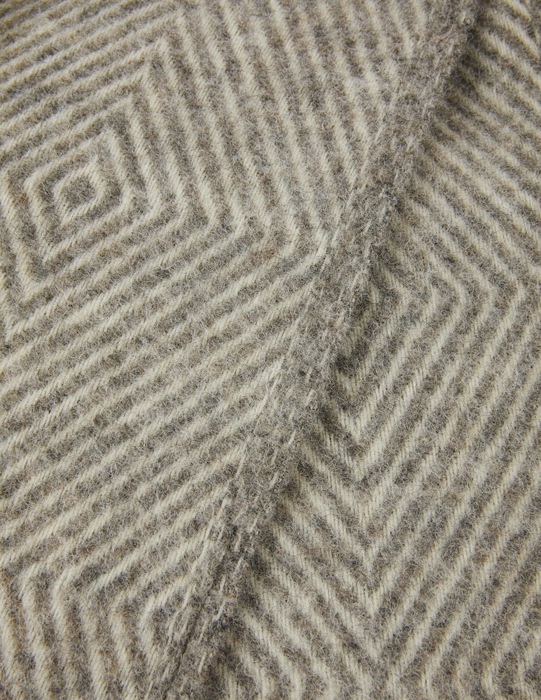 rinascente Lanerossi Fluffy Maxi Plaid Grey