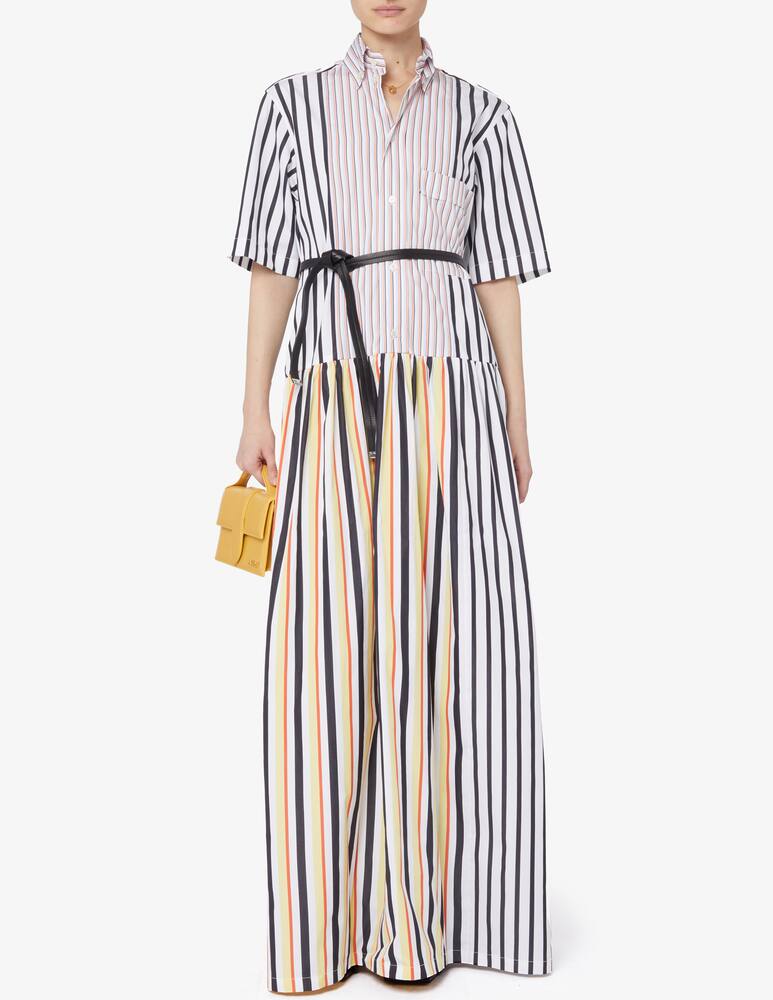 rinascente Plan C Stripes chemisier dress