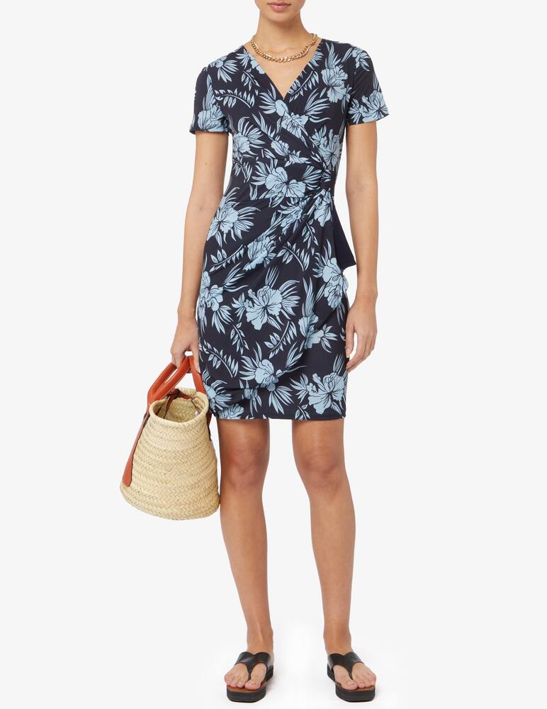 rinascente Elizabeth Ascot Flower print short sleeve dress