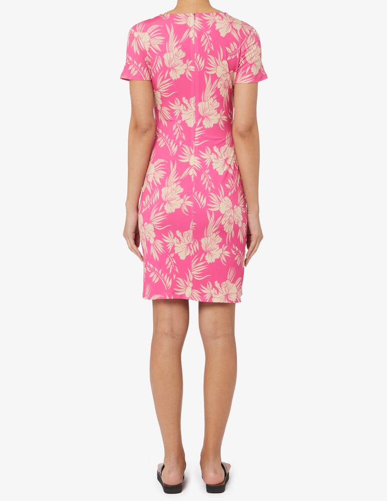 rinascente Elizabeth Ascot Flower print short sleeve dress