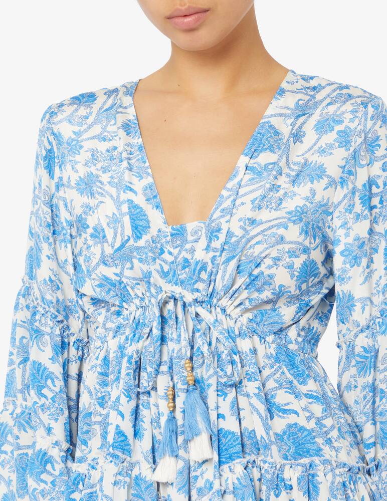 rinascente PAHIESA FORMENTERA Silk beach cover ups dress