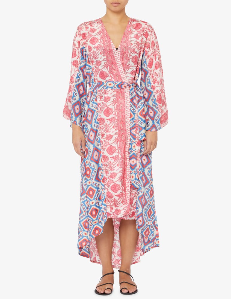 PAHIESA FORMENTERA Silk kimono - picture 1 PAHIESA FORMENTERA Silk kimono - picture 1