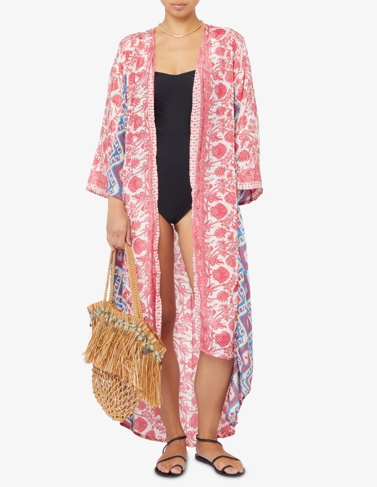 PAHIESA FORMENTERA Silk kimono - picture 2 PAHIESA FORMENTERA Silk kimono - picture 2
