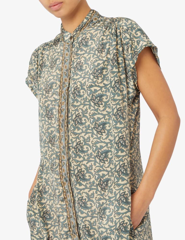 rinascente PAHIESA FORMENTERA Silk beach cover ups shirt