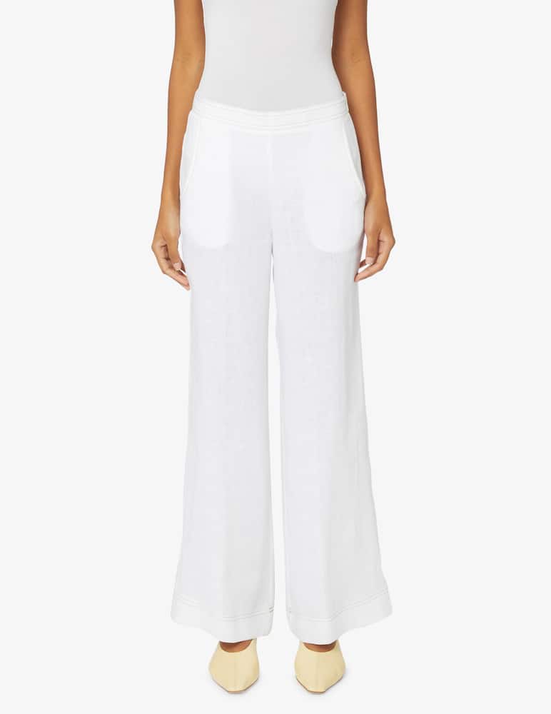 rinascente Elizabeth Ascot Linen palazzo trousers