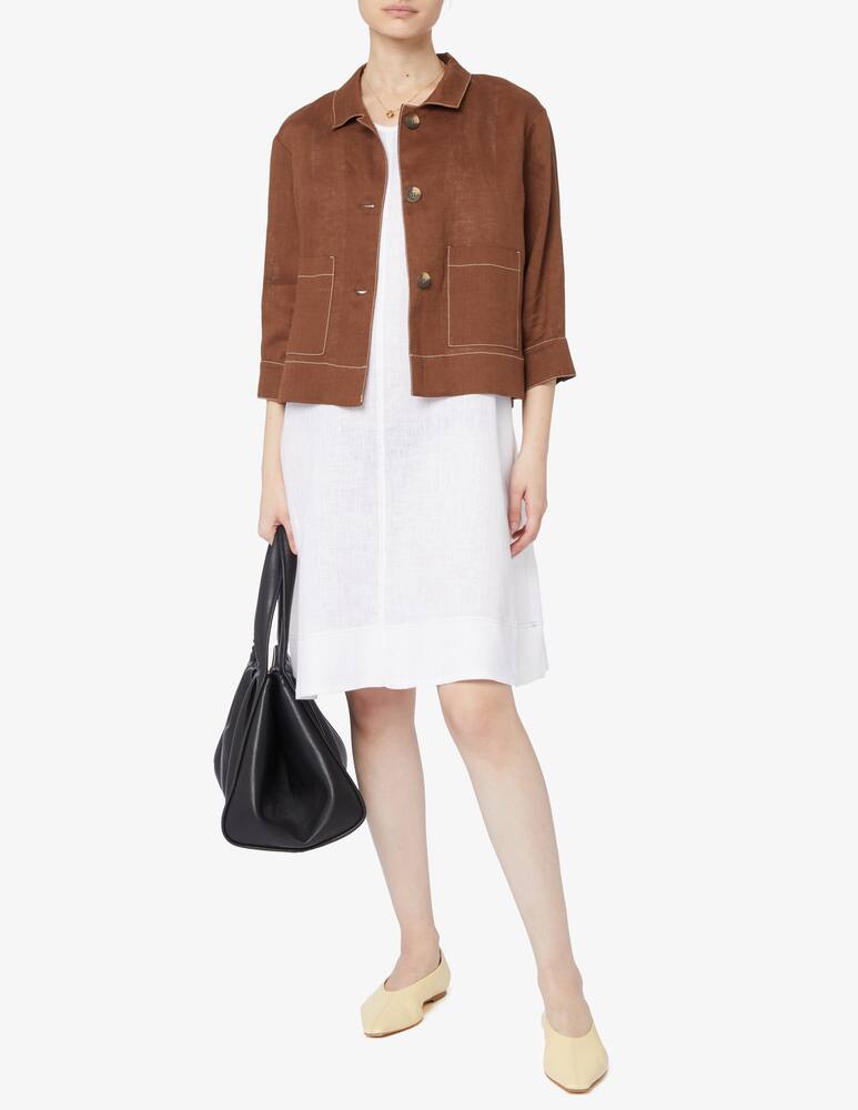 rinascente Elizabeth Ascot Sleeveless midi dress with stitching