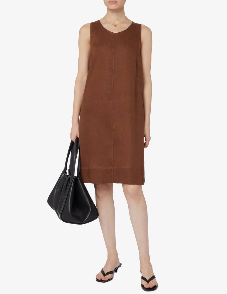 rinascente Elizabeth Ascot Sleeveless midi dress with stitching