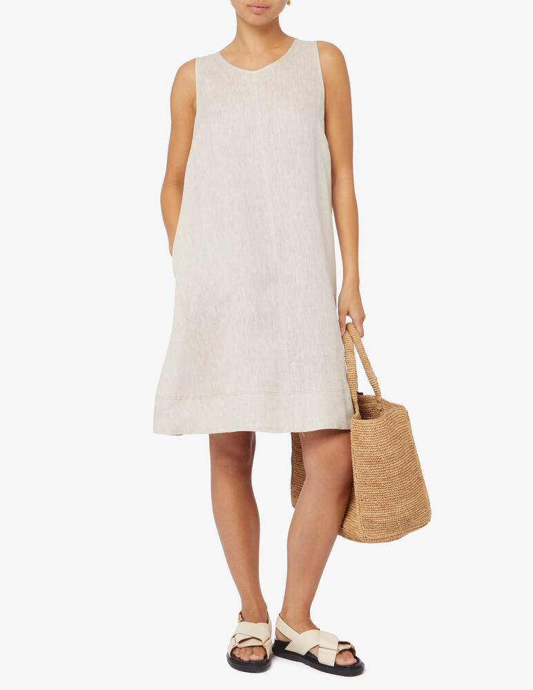 Shop Elizabeth Ascot Sleeveless dress with stitching on Rinascente