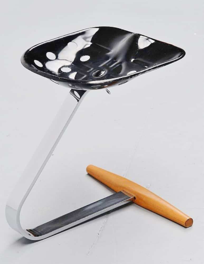 rinascente Zanotta Mezzadro Stool - Black