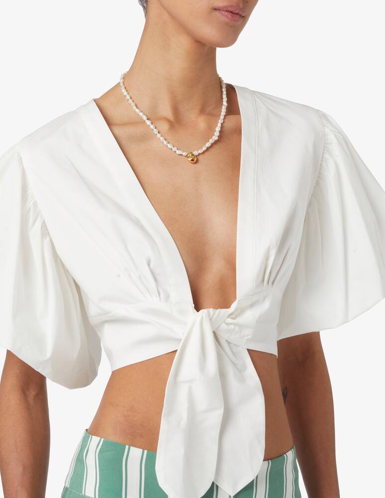 rinascente LAVI Couture Abby top with ribbon