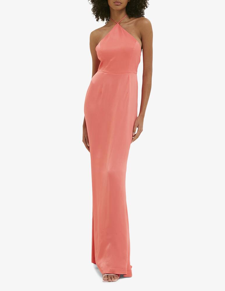 rinascente Face to Face Style Vestito lungo con spacco e collo all'americana