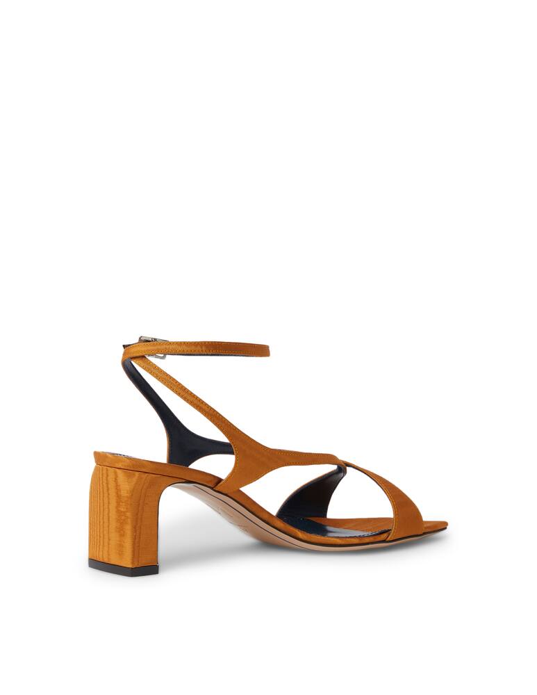rinascente IINDACO Persefone gross grain moiré heeled sandals