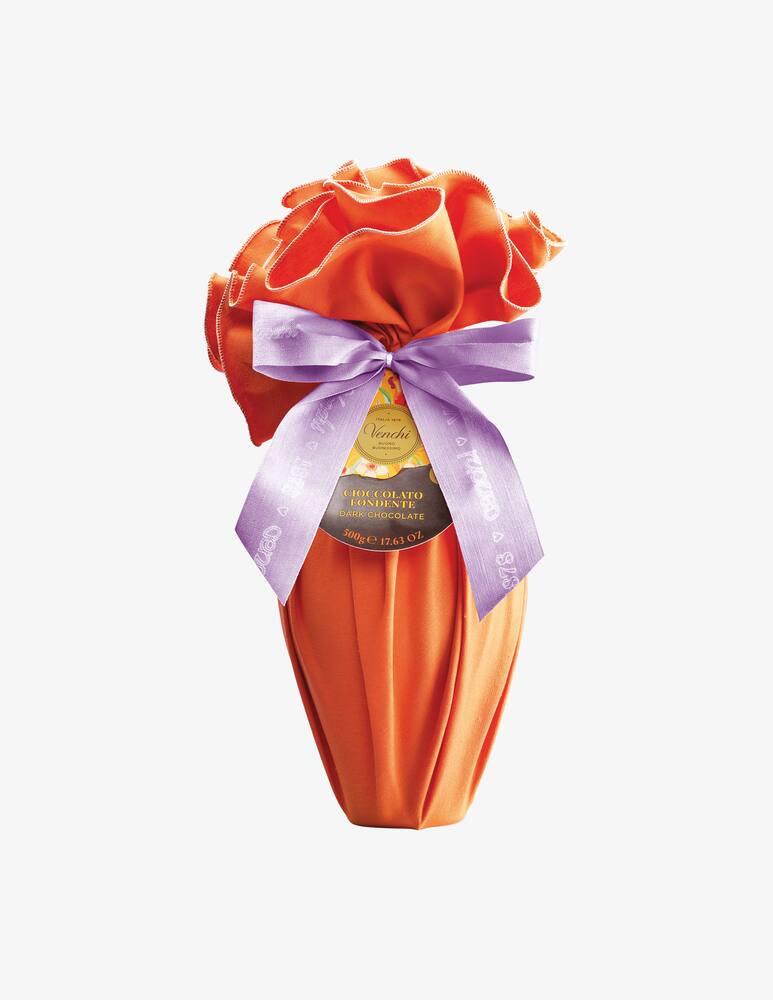 rinascente Venchi Dark Chocolate Egg With Fabric Wrapping 500g