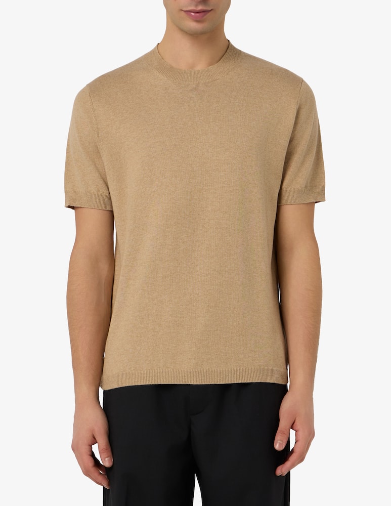 rinascente Misaky T-shirt in maglia in cotone e lino