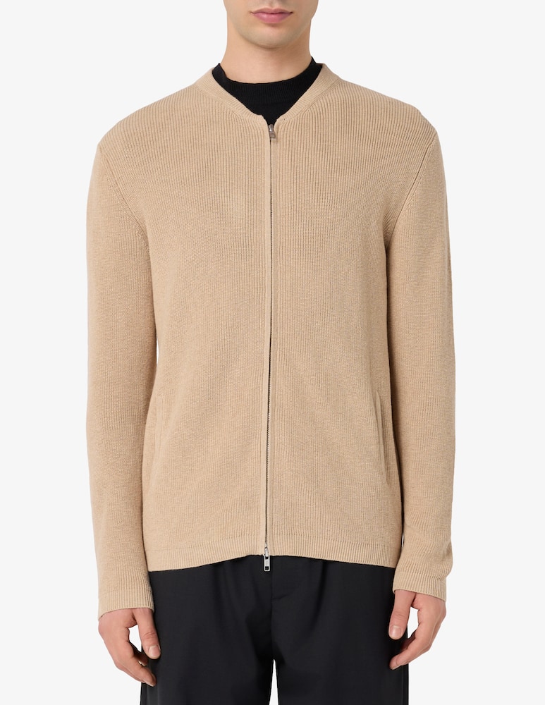 rinascente Misaky Ribbed zip cardigan