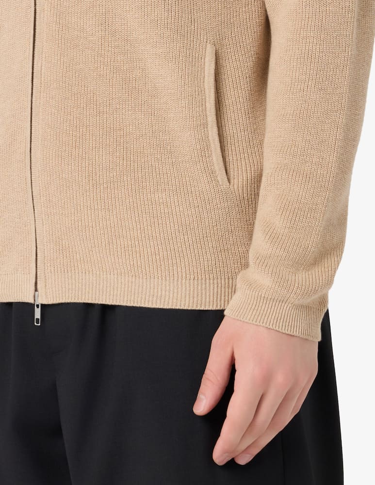 rinascente Misaky Ribbed zip cardigan