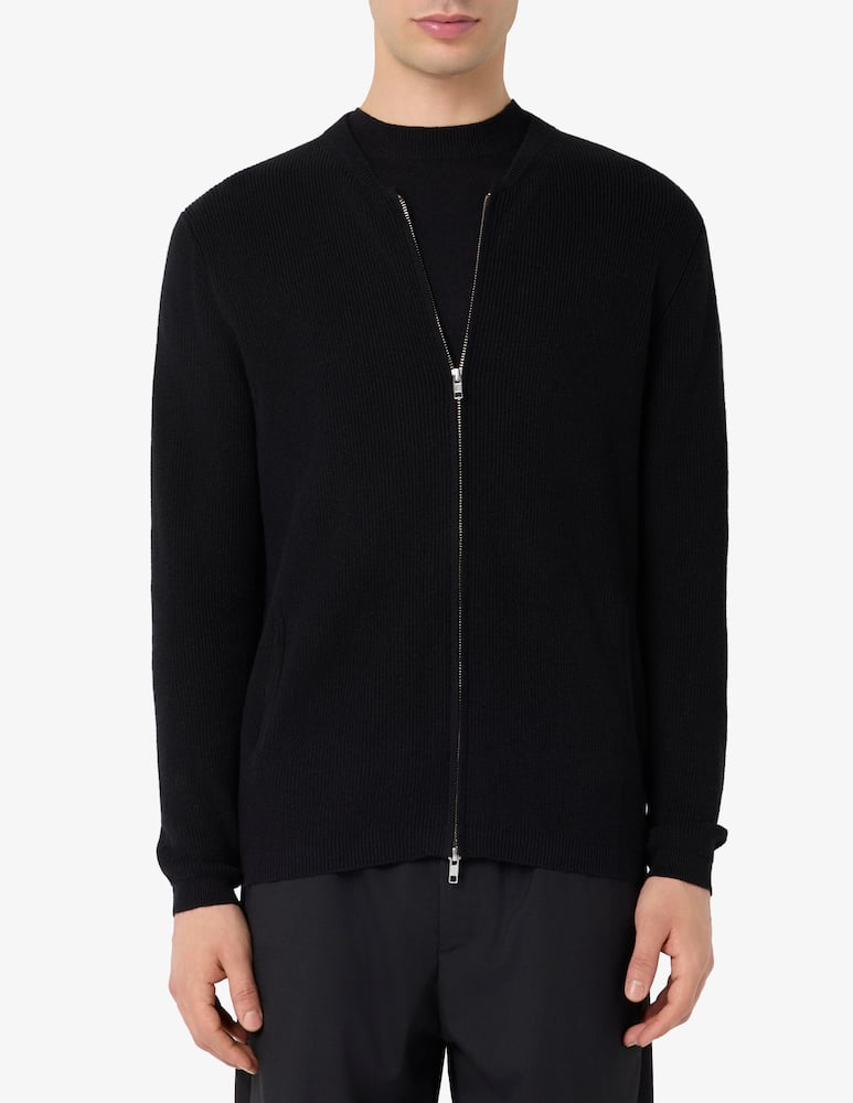 Misaky Maglia con zip a coste - immagine 1 Misaky Maglia con zip a coste - immagine 1