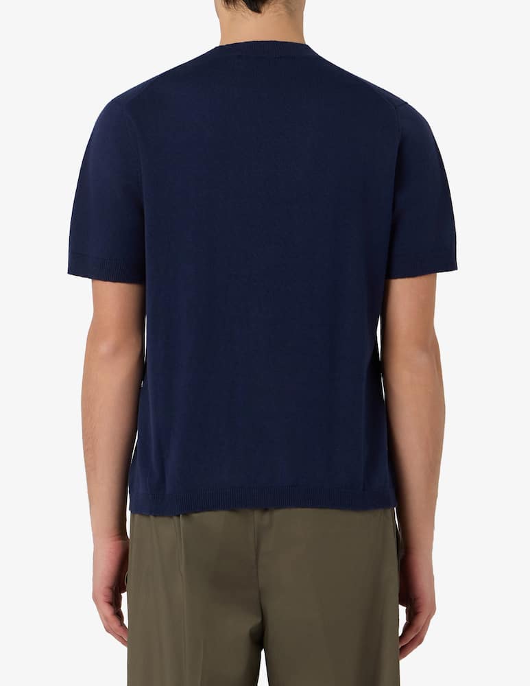 Misaky T-shirt in maglia in cotone e lino - immagine 3