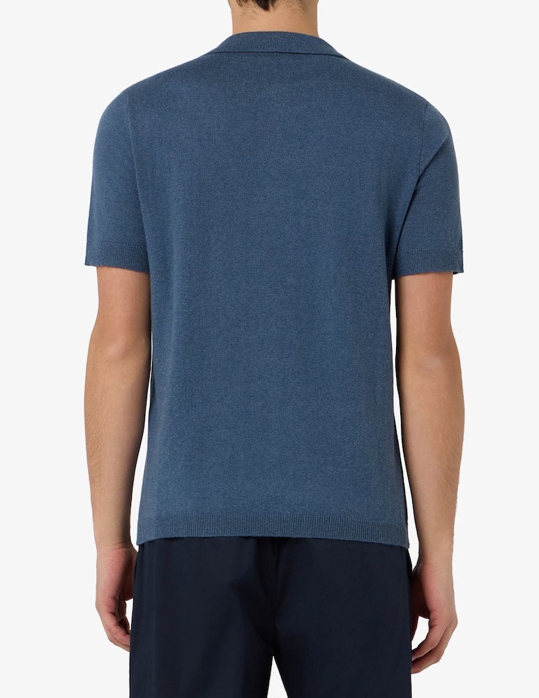 Misaky Polo con zip in cotone lino - immagine 3 Misaky Polo con zip in cotone lino - immagine 3