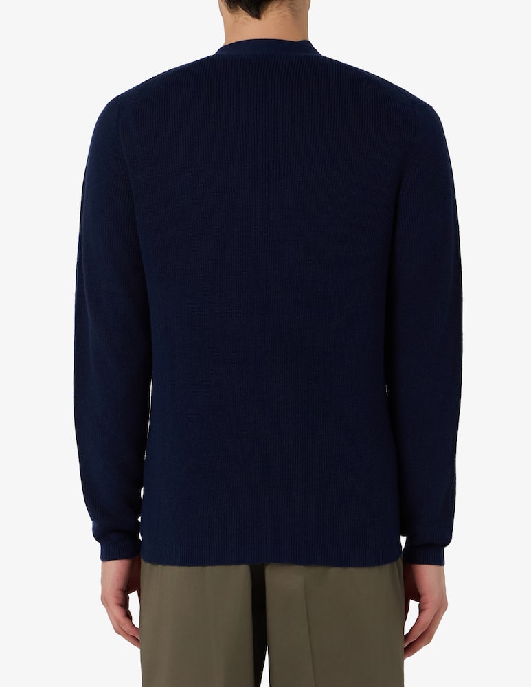 rinascente Misaky Cardigan a coste in cotone e canapa