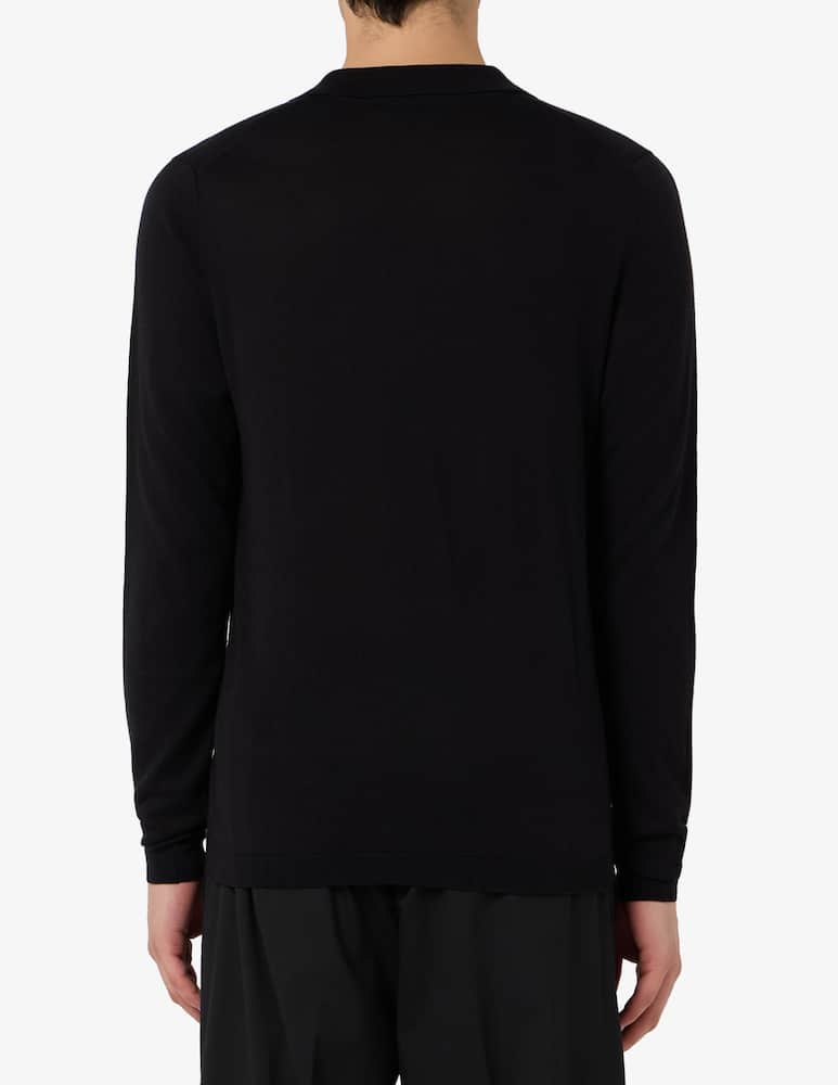 rinascente Misaky Polo con collo aperto in seta e cotone