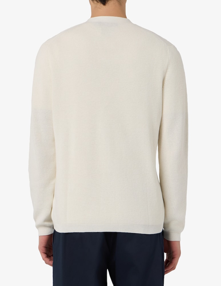 rinascente Misaky Cardigan a coste in cotone e canapa