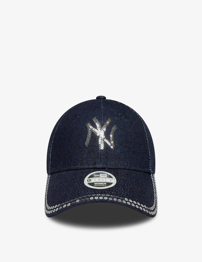 rinascente New Era Sequin denim 9forty cap