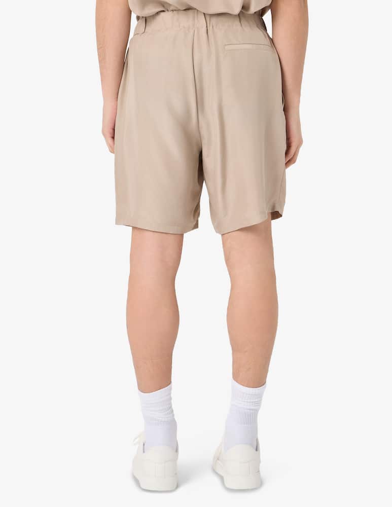 rinascente Misaky Silk drawstring bermuda