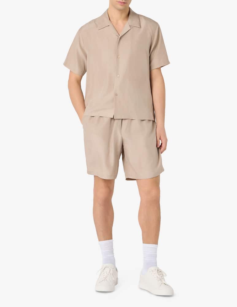 rinascente Misaky Silk bowling shirt