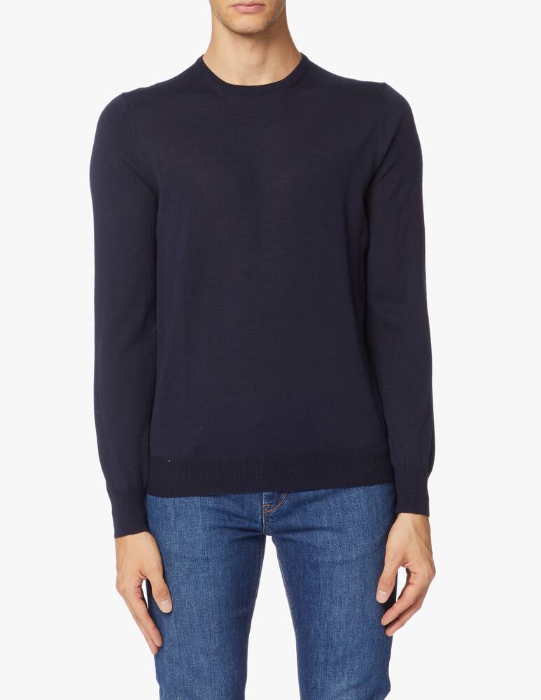 rinascente Gran Sasso Merino wool roundneck travel sweater