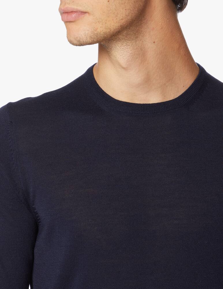 rinascente Gran Sasso Merino wool roundneck travel sweater