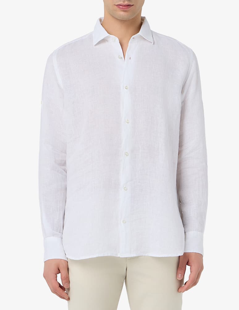 Sartoria Italiana Camicia manica lunga in lino - immagine 1 Sartoria Italiana Camicia manica lunga in lino - immagine 1