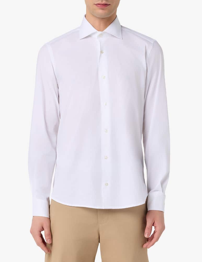 Sartoria Italiana Camicia in popeline stretch modern fit - immagine 1 Sartoria Italiana Camicia in popeline stretch modern fit - immagine 1