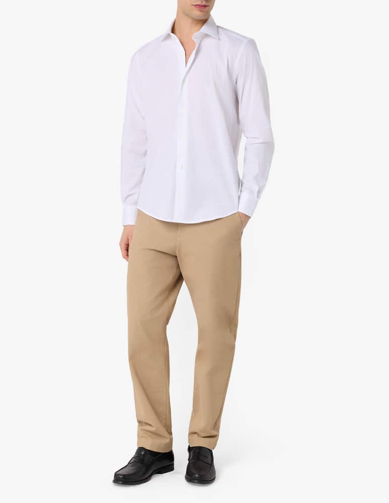 Sartoria Italiana Camicia in popeline stretch modern fit - immagine 2 Sartoria Italiana Camicia in popeline stretch modern fit - immagine 2
