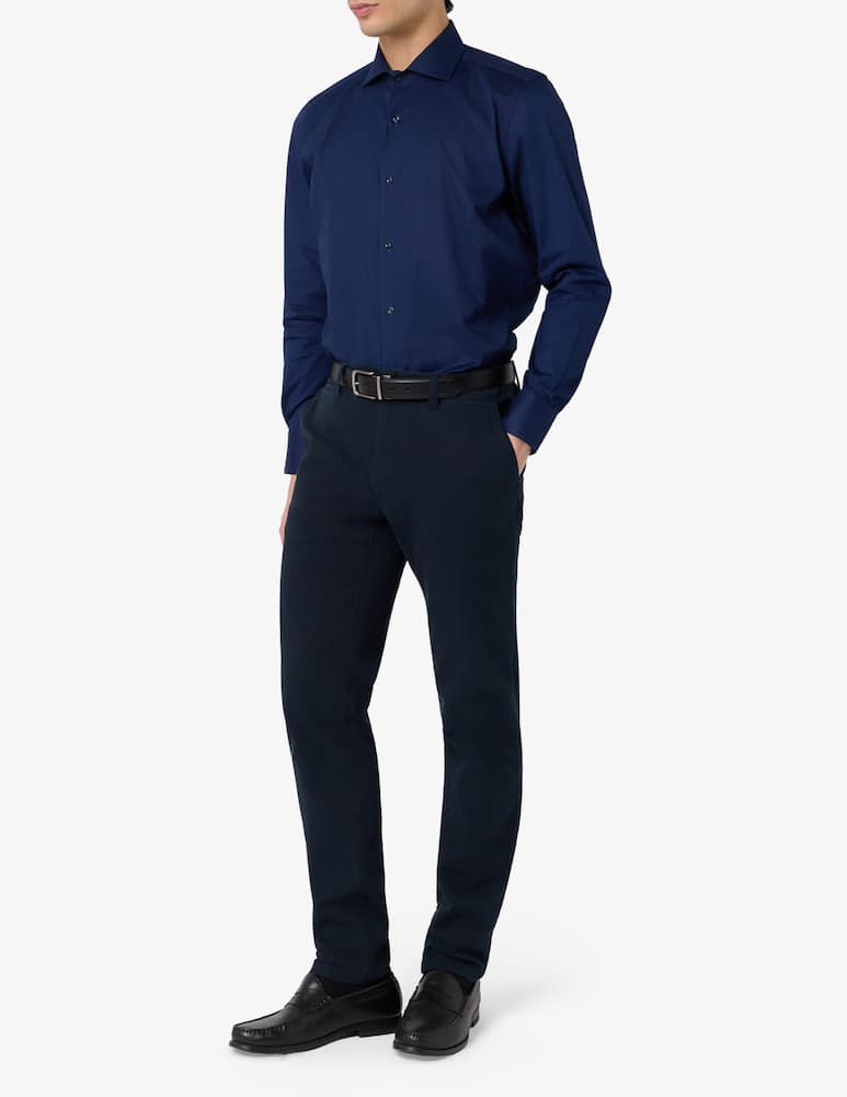 Sartoria Italiana Camicia in popeline stretch modern fit - immagine 2 Sartoria Italiana Camicia in popeline stretch modern fit - immagine 2