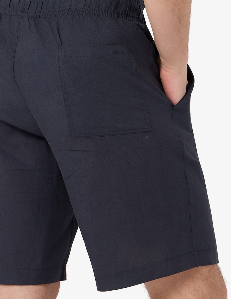 rinascente Sartoria Italiana Linen blend elastic bermuda shorts