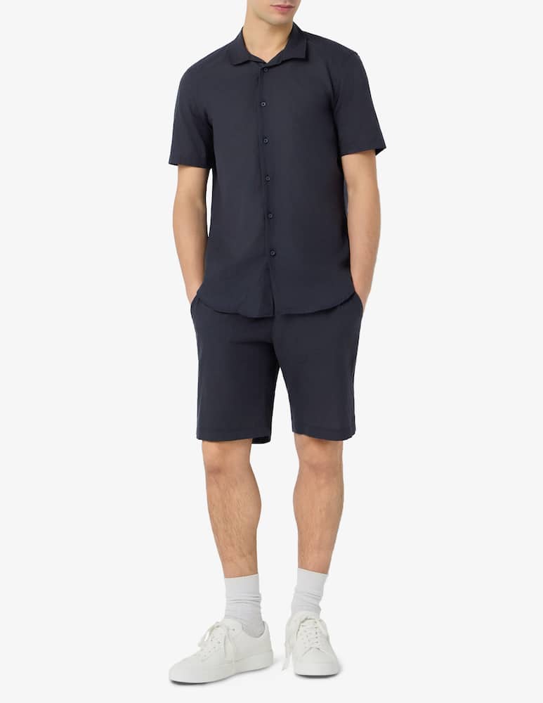 rinascente Sartoria Italiana Camicia bowling in lino e cotone