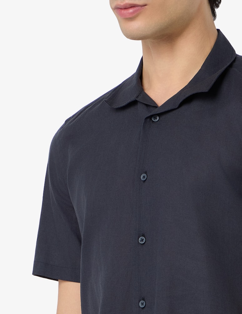 Sartoria Italiana Camicia bowling in lino e cotone - immagine 4