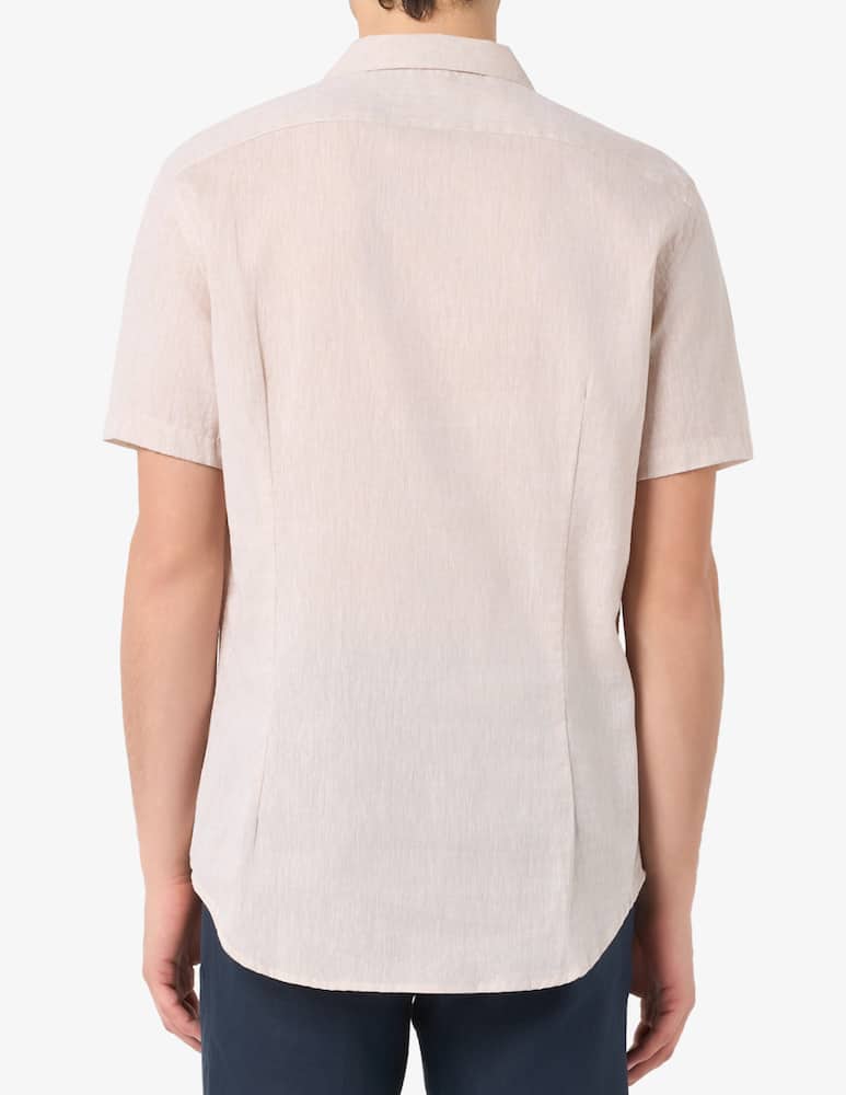 Sartoria Italiana Camicia bowling iin lino e cotone - immagine 3 Sartoria Italiana Camicia bowling iin lino e cotone - immagine 3