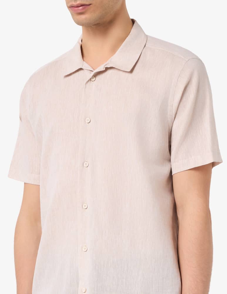 Sartoria Italiana Camicia bowling iin lino e cotone - immagine 4 Sartoria Italiana Camicia bowling iin lino e cotone - immagine 4