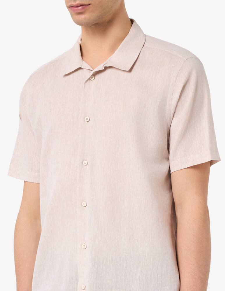 rinascente Sartoria Italiana Camicia bowling iin lino e cotone