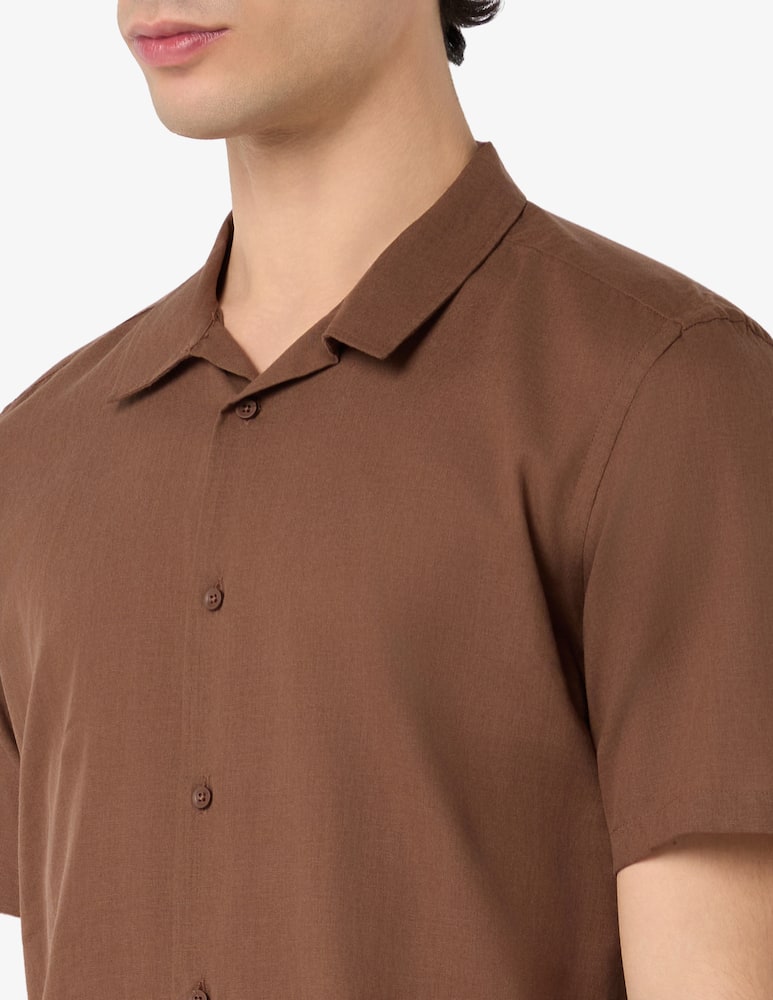 rinascente Sartoria Italiana Camicia bowling in lino e cotone