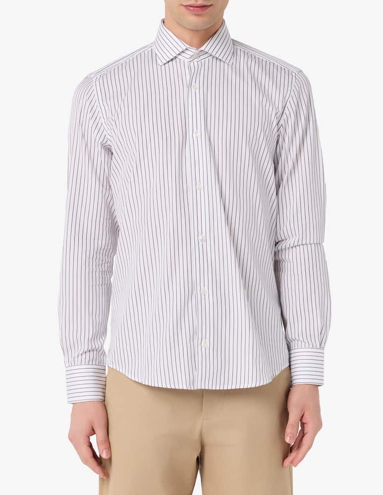 Sartoria Italiana Camicia a righe sottili modern fit - immagine 1 Sartoria Italiana Camicia a righe sottili modern fit - immagine 1