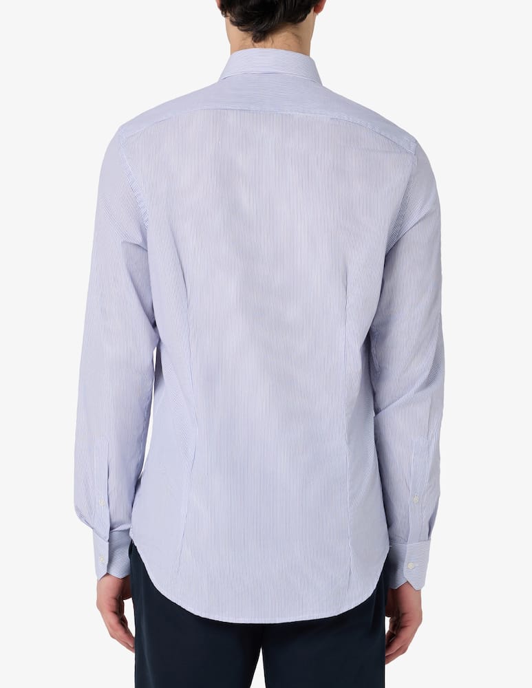 rinascente Sartoria Italiana Pinstripe poplin shirt