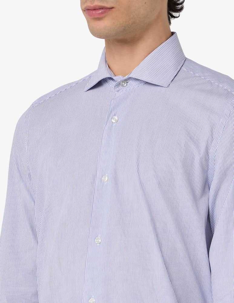 rinascente Sartoria Italiana Pinstripe poplin shirt